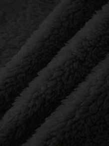 Cozy Pixies 女婴卡通熊耳套头卫衣，保暖内衬基础款，适合室内、户外滑雪、日常穿着、运动、玩耍、聚会、拍照、圣诞节、秋冬季宝宝卫衣，冬季幼儿服装，女婴卫衣，宝宝卫衣，宝宝熊外套 - 黑色 - 查看 9