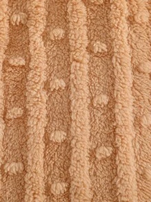 SHEIN Bộ đồ liền thân nhung nơ nhiều màu dễ thương cho bé gái, thoải mái khi ở nhà và giải trí, mùa thu/đông - Nhiều màu - Xem 4