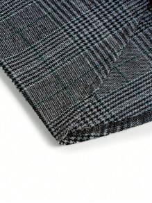 SHEIN Clasi 大码格子印花休闲百搭长裙