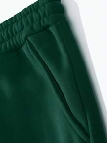 PAVTROS Manfinity Streetrush Men's Street Style Graffiti Letter & Pentagram Print Drawstring Waist Sweatpants - Multicolor - View 4