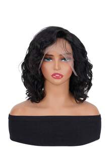 Tóc giả bằng tóc thật 4x4 trong suốt sóng cơ thể mới cho phụ nữ sử dụng hàng ngày - SNatural - Xem 5