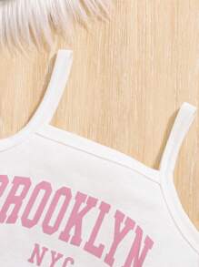 Áo khoác kẻ caro thời trang cho bé gái kèm quần yếm thường ngày, trang phục đơn giản cho - Hồng - Xem 5