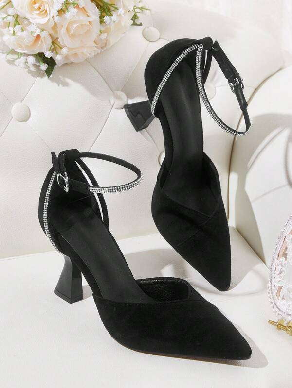 CUCCOO HITCHD White High Heel Ankle Boots For Women, Fashionable Chunky Heel Short Boot For Fall/Winter 2024 New Year Holiday