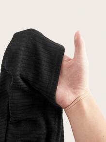 CovetEZ 大码女式高弹力褶饰抹胸短款上衣