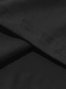 SHEIN 適合青少年穿著的綠色熊印花太陽眼鏡套裝，適合休閒街頭風格 - 黑色 - 查看 4