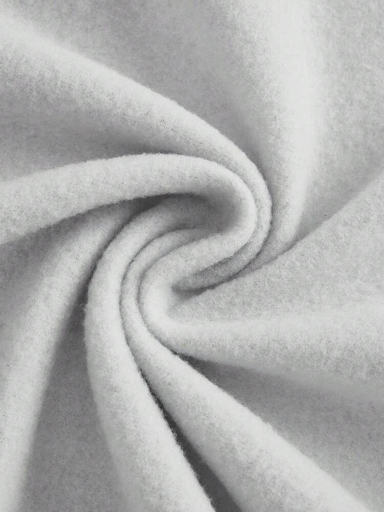 Attitoon 休闲复古风格美式复古学院风宽松保暖内衬拉链连帽运动衫，带口袋，适合秋冬季女性 - 淺灰色 - 查看 9