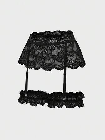 Sexiga spetsar tillbehör för strumpeband för kvinnor