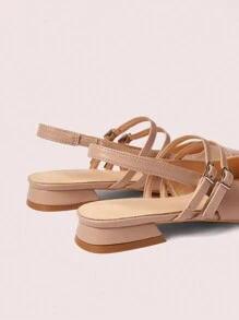 CUCCOO DOLLMOD Damen einfarbige Mode Flache Lässig Vielseitige High Heels Schuhe für Neujahr und Feiertage