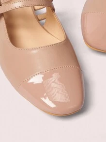 CUCCOO DOLLMOD Damen einfarbige Mode Flache Lässig Vielseitige High Heels Schuhe für Neujahr und Feiertage