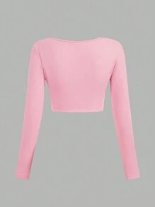 Muchica 3 件套多色保暖内衬基本款修身针织长袖 T 恤女款秋冬款 - 彩色 - 查看 11