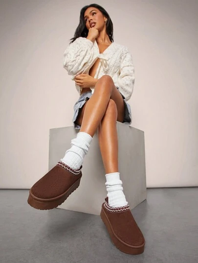 SHUZIA Women's Platform Mini Boots Ankle Boots For Warm Summer Shoes Spring Shoes Spring Break Easter For Christmas Valentine's Day