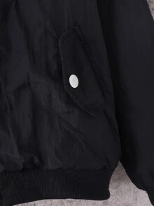 SHEIN Serisse Kids 青少年女孩温暖休闲连帽衫宽松泰迪羊毛豹纹双面可翻转动物印花蓬松冬季夹克/外套，秋冬保暖，日常穿着