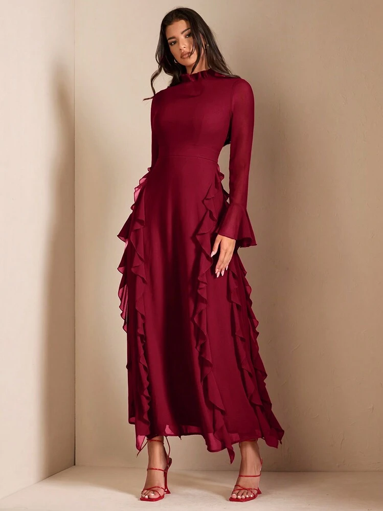 shein dress red SHEIN SXY Women's Red Bodycon Dress