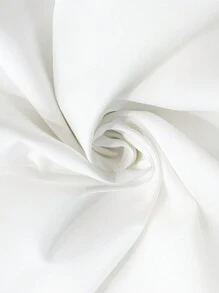 SHEIN Clasi Women Plain Woven Lantern Sleeve Casual Shirt, Regular Fit, Autumn/Winter Fall Cloth For Women - White - View 7