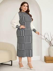 Modelyn Rochie Pulover Mânecă Lungă Moșită, Elegantă De Toamnă