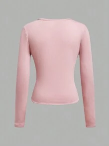 SHEIN 2 件 Tween 女童厚紧身裤和弹力 T 恤套装，户外运动、徒步旅行、露营、体育课运动服，多种颜色