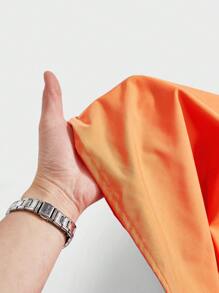 Manfinity VCAY Áo vest dệt không tay dáng rộng cỡ lớn dành cho nam, áo vest thời trang đi chơi, dành tặng bạn bè, chồng, bạn trai, cho mùa thu đông - trái cam - Xem 6