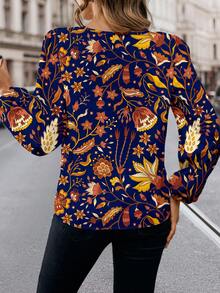 Fall In Love Áo sơ mi dài tay đơn giản thường ngày dành cho nữ, thích hợp cho mùa xuân và mùa thu, ngày lễ, năm mới, kỳ nghỉ - Nhiều màu - Xem 2