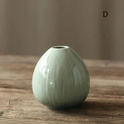 SHEIN Minimalist Ceramic Vase Set - Nordic Style Table Centerpiece For Dining Room & Hydroponic Plants | Waterproof Christmas Gift With Festive Decor (Dishwasher Friendly Home Accent)