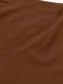 Manfinity Homme Men's Solid Color Hooded Mid-Length Cardigan, Casual Autumn