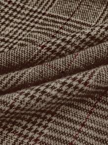 Rometta Plus Size Casual Plaid Skirt, Versatile For Autumn/Winter Maxi