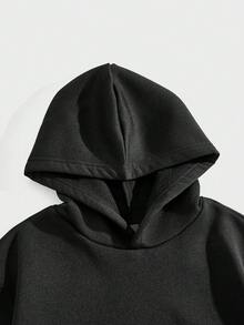 Manfinity RebelGame Áo nỉ trùm đầu in hình gấu thường ngày cho nam, Thu/Đông - Màu xanh lam - Xem 4