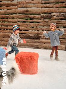 SHEIN 冬季男童格子长袖单排扣口袋休闲夹克 - 彩色 - 查看 18