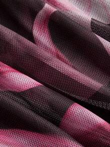 SHEIN VCAY 2 Stücke lässiges, figurbetontes Camisole-Oberteil aus Stricknetz für Damen - Verschiedenfarbig - Übersicht 4