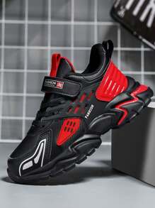 男童运动鞋时尚休闲轻便透气鞋百搭四季鞋新款设计青少年 - 紅色 - 查看 8