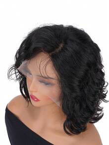 Tóc giả bằng tóc thật 4x4 trong suốt sóng cơ thể mới cho phụ nữ sử dụng hàng ngày - SNatural - Xem 6