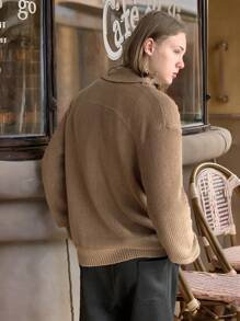 Manfinity VCAY Men's Fashionable Casual Daily Knit Sweater Design