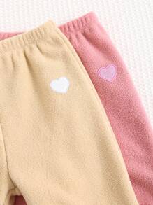 Cozy Pixies 4 件套女婴柔软羊毛圆领毛衣夹克和裤子套装，秋冬休闲装，秋季服装 - 彩色 - 查看 6