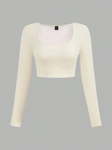 Muchica 3 件套多色保暖内衬基本款修身针织长袖 T 恤女款秋冬款 - 彩色 - 查看 6