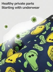 6pcs Men's Fruit Print Fashion Boxer Briefs - Multicolor - View 6