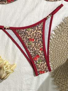 2 件套女士性感迷人印花吊带比基尼夏季 - 彩色 - 查看 6