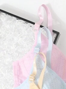 3件套简约纯色时尚百搭文胸，适合年轻女性