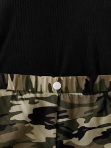 Tween Girl NOVA Store 休闲针织长袖上衣和迷彩慢跑裤两件套 - 彩色 - 查看 5