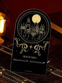HARRY POTTER X SHEIN Stojak na telefon komórkowy Hogwarts Print, kompatybilny z większością telefonów komórkowych, prezent