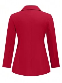 Calvaya 大码纯色休闲西装外套，秋季新年服装