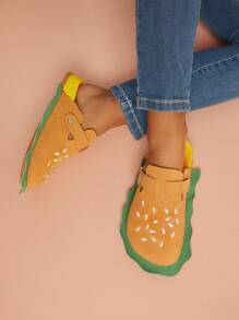 Mini mi Instgram Hot Style Kids Fun Burger-Themed Clogs-Eye Catching Slippers,Super Cute - Multicolor - View 4