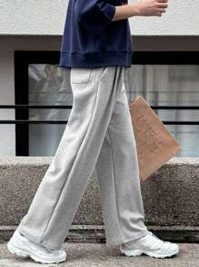 DAZY 女式纯色前系带口袋休闲运动运动裤女式慢跑裤