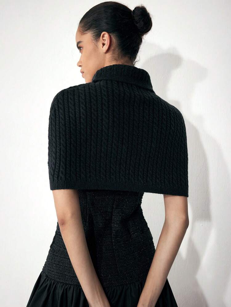 SHEIN Maija Women Plain Crew Neck Short Sleeve Knit Sweater, Casual For Daily Wear