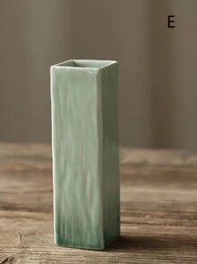 SHEIN 极简主义陶瓷花瓶套装 - 北欧风格餐桌中心装饰，适用于餐厅和水培植物 | 防水圣诞礼物，带节日装饰（可用洗碗机清洗的家居装饰） - 綠色 - 查看 7