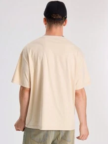 Musero Men Oversized Graphic Crewneck Top