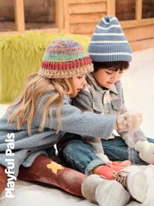 SHEIN 冬季男童格子长袖单排扣口袋休闲夹克 - 彩色 - 查看 19