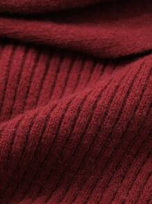 DAZY Damen eleganter einfarbiger Pullover mit asymmetrischem Kragen, Schleife und schlanker Passform, Herbstkleidung, Neujahr