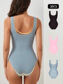 Bộ đồ định hình liền mạch 3 món cho nữ - Nhiều màu - Xem 2