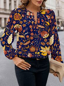 Fall In Love Áo sơ mi dài tay đơn giản thường ngày dành cho nữ, thích hợp cho mùa xuân và mùa thu, ngày lễ, năm mới, kỳ nghỉ - Nhiều màu - Xem 4