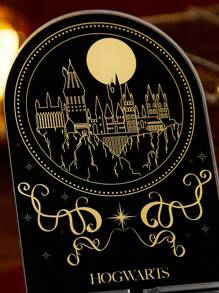 HARRY POTTER X SHEIN Stojak na telefon komórkowy Hogwarts Print, kompatybilny z większością telefonów komórkowych, prezent