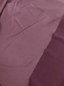 SHEIN LUNE Women Minimalist Solid Color Casual Blazer Jacket For Commute And Outdoor, Autumn Fall Cloth For Women - Purple - View 6